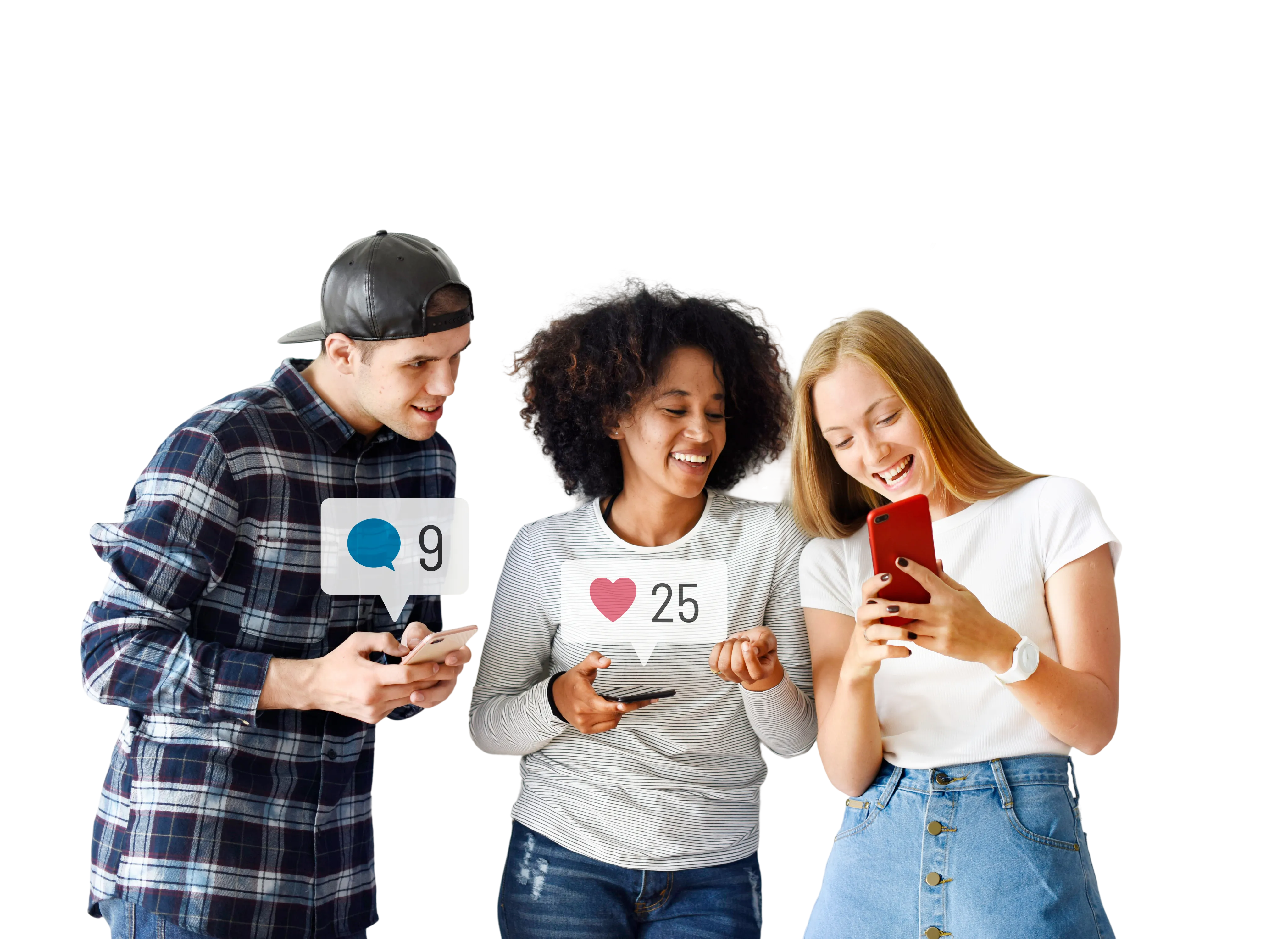 happy-friends-looking-social-media-smartphone 1